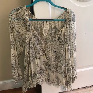 Free people loose fit top